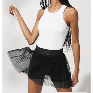 Alo Mesh Tennis Skirt